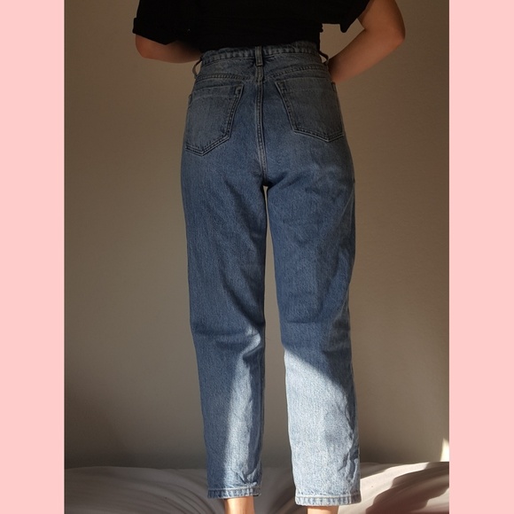 ASOS Denim - ASOS Vintage Medium-wash Mom Jeans